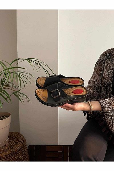 Behtah Kundura Heel Spur Suported Comfort Daily Puff Talpă anatomică moale Papuci confortabili pentru mama acasă și în aer liber