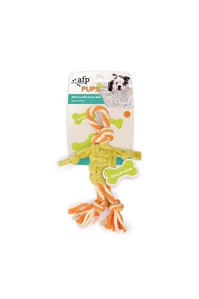 Afp Pups - Sweater Rope Puppy Dog Shaped Dental Floss Hnzrn