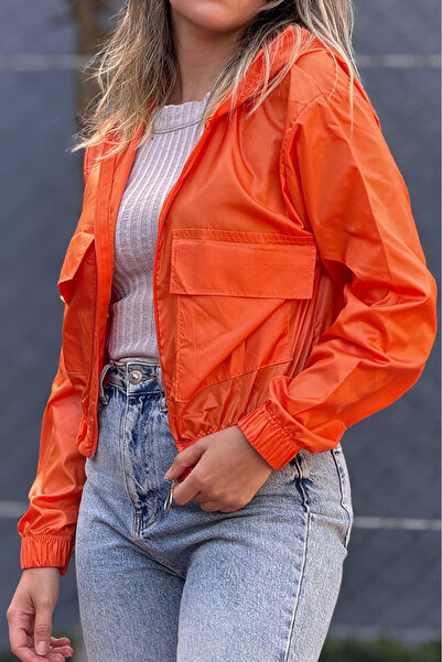 Buklemoda Εποχιακό παλτό με κουκούλα με τσέπες