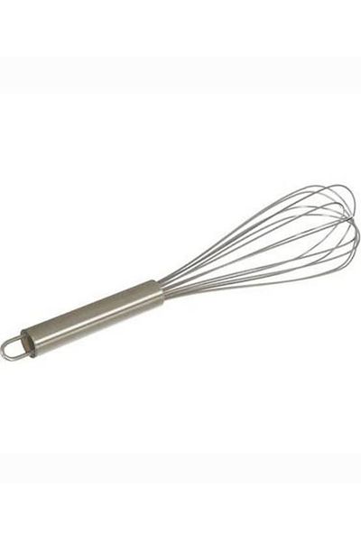 MATMEL 30cm Stainless Metal - Large Size Beater with Handle