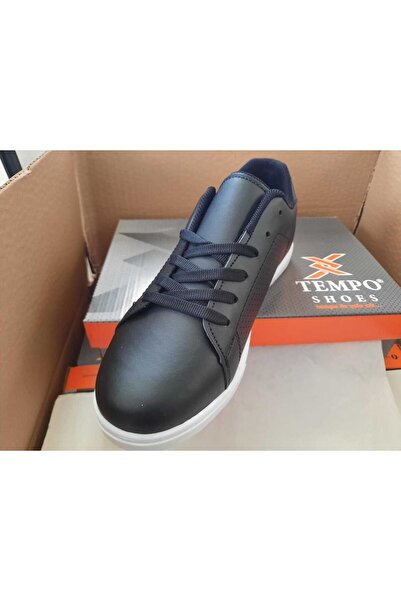 Butik Siyah Beyaz Çizgili  Spor Ayakkabı