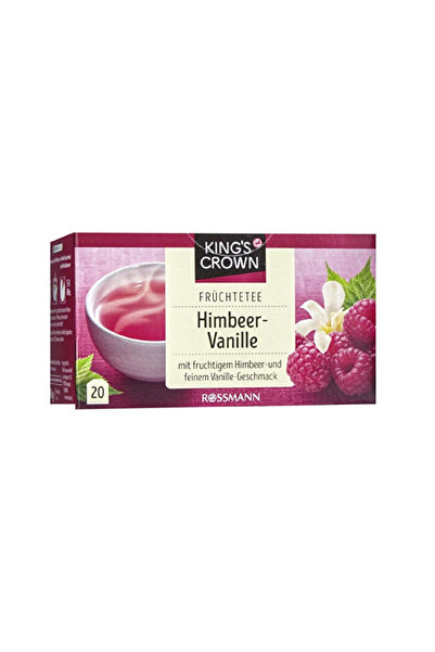King's Crown - Meyve Çayı - Ahududu&vanilya - 60 gr