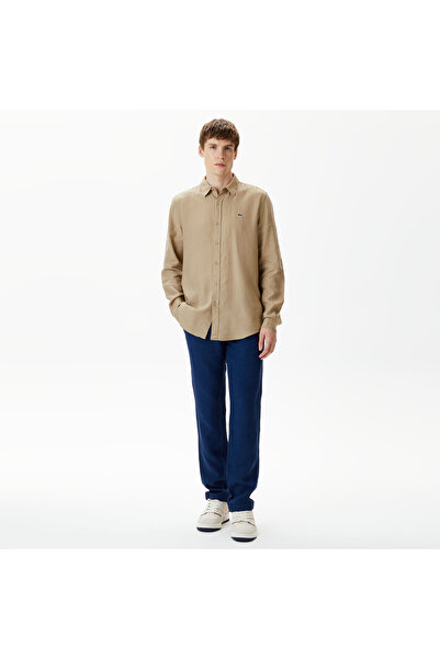 Lacoste Erkek Slim Fit Chino Lacivert Pantolon