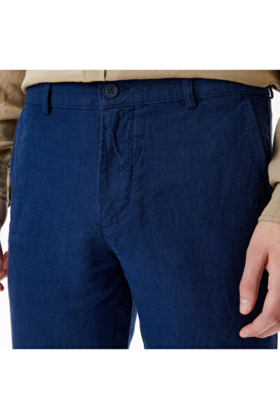 Lacoste Erkek Slim Fit Chino Lacivert Pantolon