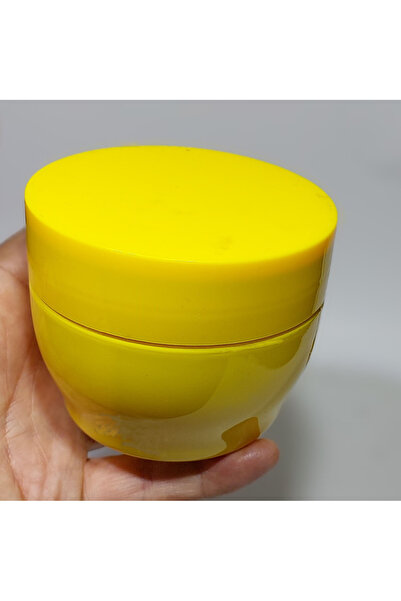 Sampex 2 Adet 350 ml pet plastik Kavanoz krem Şişesi  Küçük Vazo Kapaklı 2x350ml