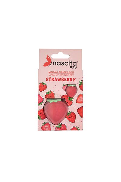 nascita Strawberry Makeup Sponge - - 1 Piece