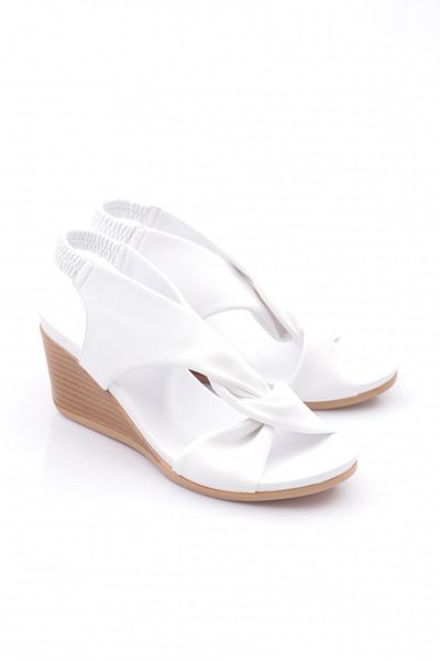 DGN 1048-22y Damen-Sandalen mit Keilsohle und Kreuzriemen