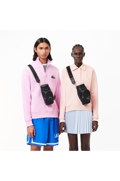 Lacoste Unisex Siyah Omuz Çantası