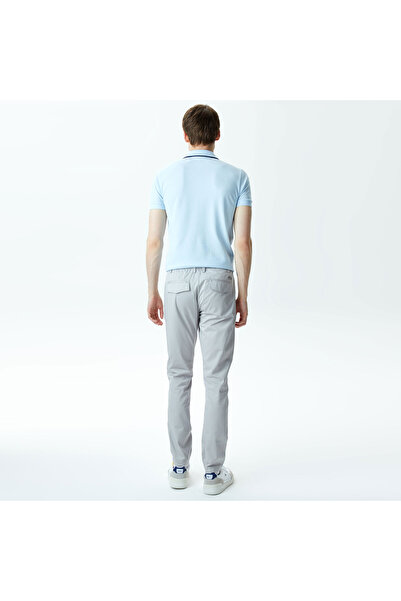 Lacoste Erkek Tapered Fit Chino Gri Pantolon