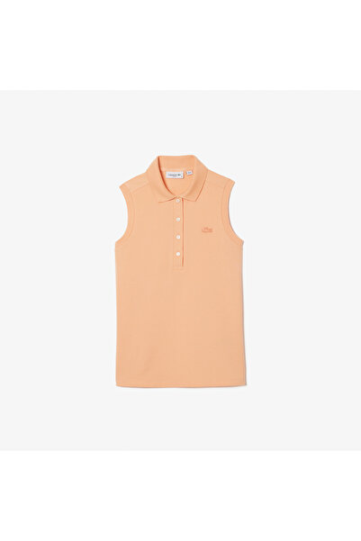 Lacoste Kadın Slim Fit Turuncu Polo