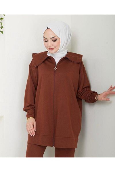 YILMAZBARMAZ Women's Shawl Collar Tracksuit