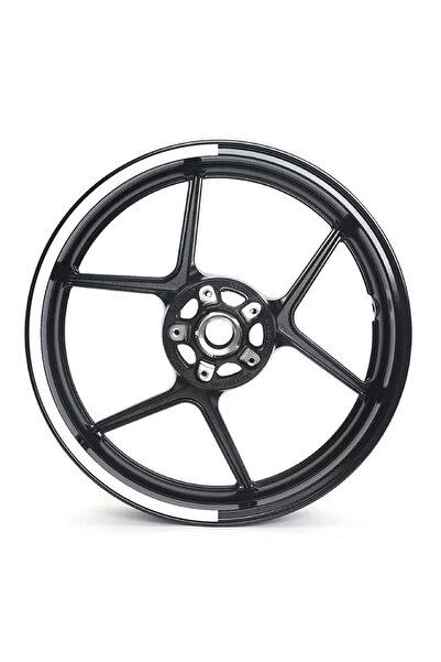 ARONA Motosiklet Yarım Jant Dış Kaplama Sticker Etiketi Yapışkanlı Folyo Şık ...