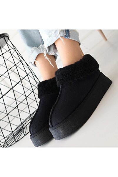 BESKAR Μποτάκια Edali Black Suede