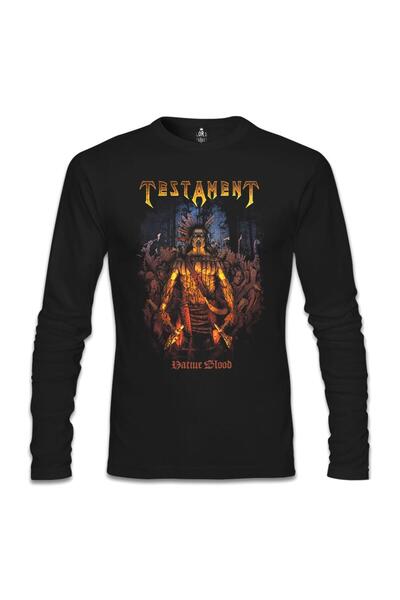 Lord T-Shirt Testament - Native Blood Siyah Erkek Fermuarsız Kapşonlu