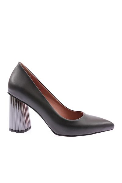 DGN 660-22y Women's Pointed Toe, Low-cut Galvanized Heeled Shoes