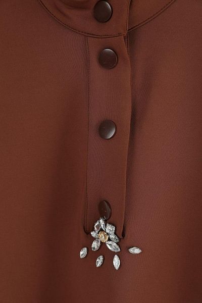 Moda Rosa 25K4312 - Brown - Stone Scuba Tunic