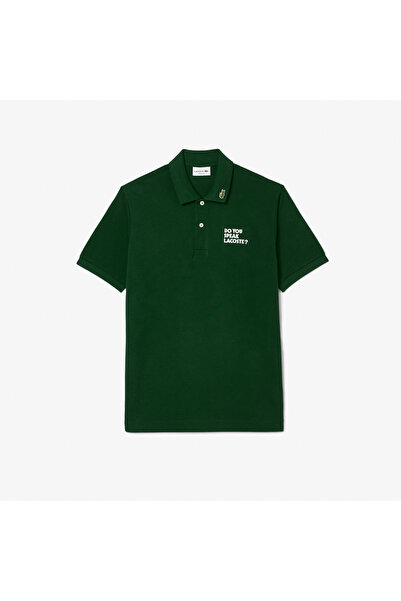 Lacoste Classic Fit ErkekOrganik Pamuk Yeşil Polo
