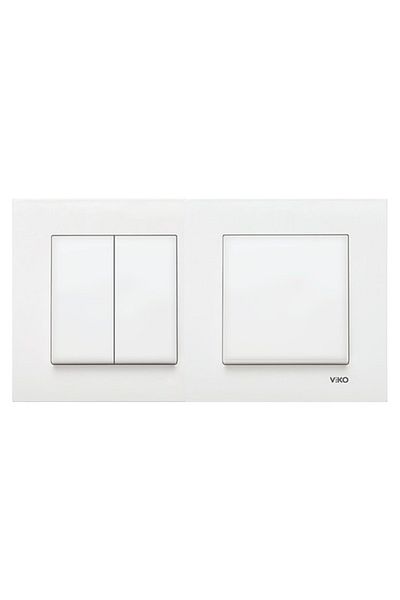 VİKO Viko Karre White Set of Two Commutator and Switch