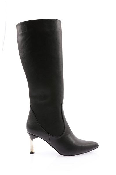 DGN K110-22k Damenstiefel mit spitzer Zehenpartie und dünnem Absatz