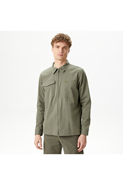 Lacoste Erkek Relaxed Fit Yeşil Gömlek