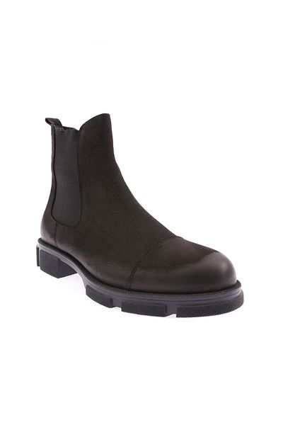 DGN 842 Men's Chelsea Boots - Black Nubuck