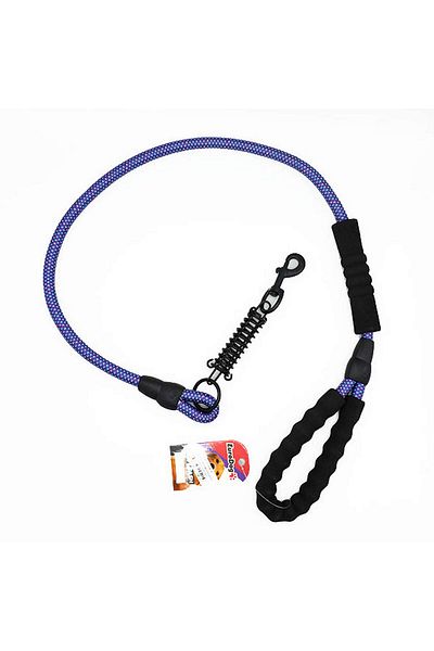 Eurodog Purple 14mm X 120cm Reflective Dog Extension