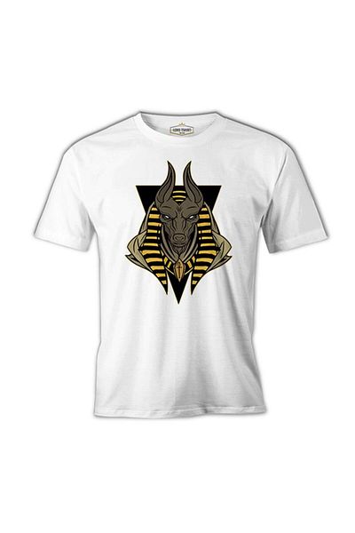 Lord T-Shirt Anubis Egypt God White Men's T-shirt
