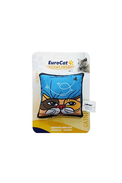 Eurocat Cat Toy Blue Pillow 8 cm Lzwdr
