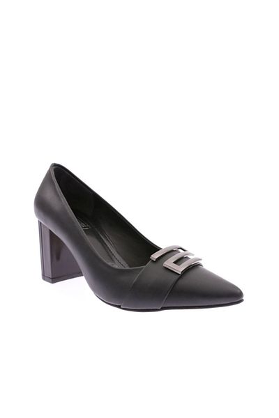 DGN Women's Classic Heeled Shoes Black 312621