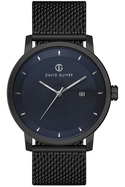 DAVID GUNER Black Dial with Black Coating Men's Watch Dg-8292Gc-G2
