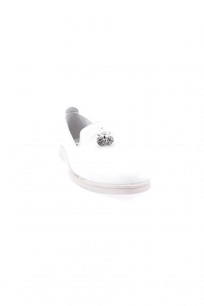 DGN 2255 Pantofi ocazional cu cataramă cu piatră de cristal pentru femei
