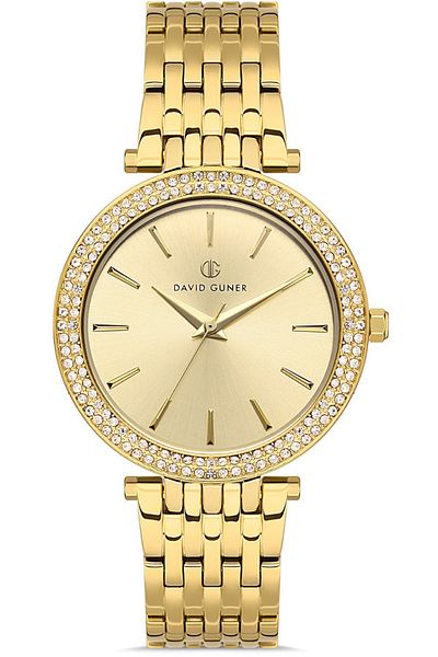 DAVID GUNER Sari Coated Sari Dial Women's Watch Dg-8414La-B4
