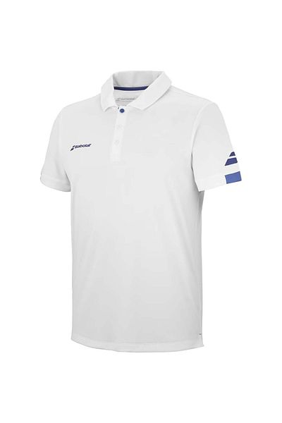 BABOLAT Play Polo Men's White Polo T-Shirt