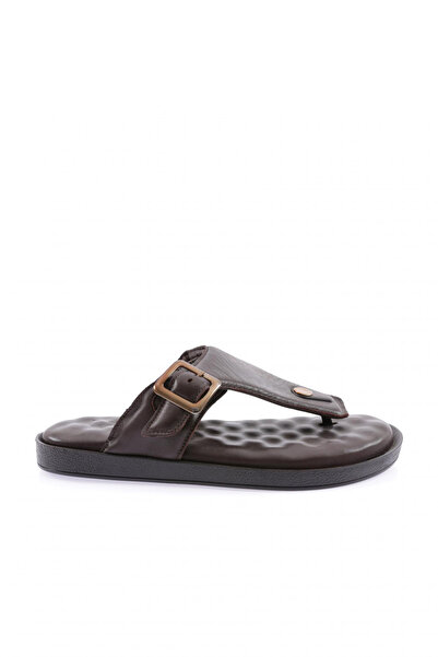 DGN 2004-22y Men's Flip Flops Side Belt Buckle Slippers