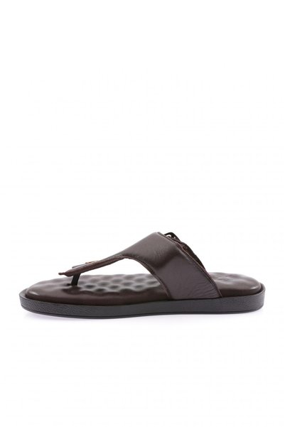 DGN 2004-22y Men's Flip Flops Side Belt Buckle Slippers