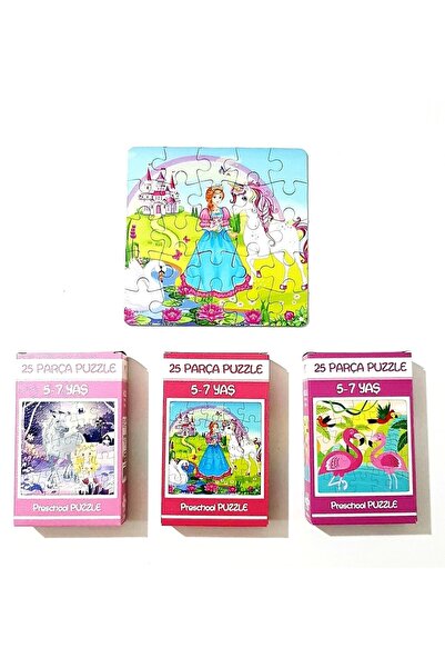 Toyspark Okul Öncesi Puzzle 25 Parça Yapboz (paket Içerisinde 3 Adet 25 Parça...