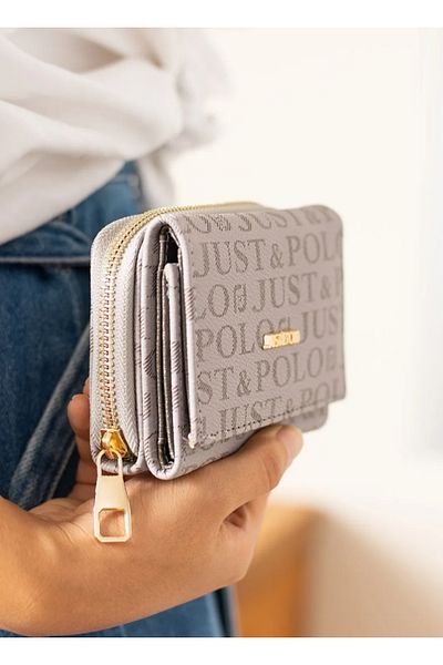 Just Polo Justpolo Women's Wallet Multi-Compartment Paper Coin Compartment Gape Coin Compartment