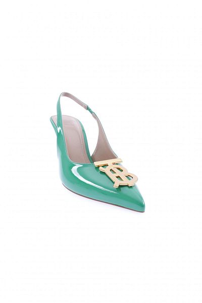 DGN Pantofi de damă cu vârf ascuțit T Vharf cu cataramă cu toc slingback 81163236