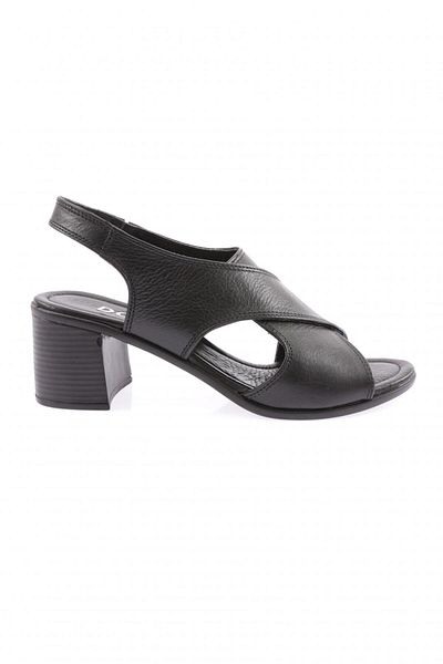 DGN 15-05 23y Women's Cross Banded Rubber Detailed Heeled Sandals