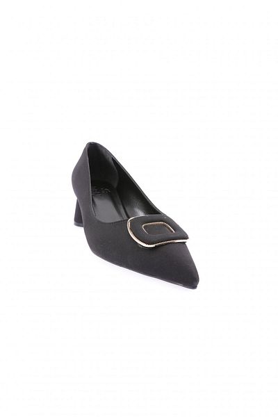 DGN 4320-23y Accesorii metalice pentru damă, cu vârf ascuțit, pantofi groși cu toc mic