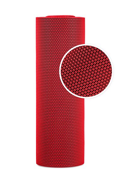 edukkanim Anti-Slip Red Star Mat Width:120Cm