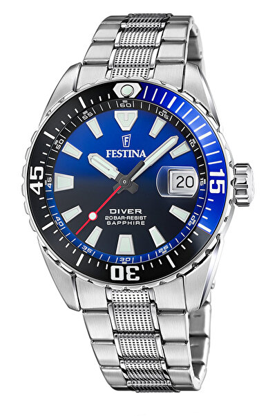 FESTİNA ساعة يد رجالية أصلية طراز F20669/5 THE ORIGINALS DIVER