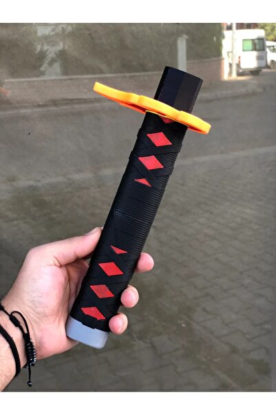 FigürDizayn Tanjiro Katana Sword Kılıç Demon Slayer 95 cm Katlanabilir Sağlam Plastik Açılıp Kapanabilen Katana