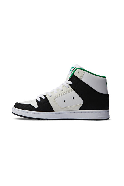 DC Men's Shoes Manteca 4 Hi Black/White/Green Men's Ls Shoes Adys100743
