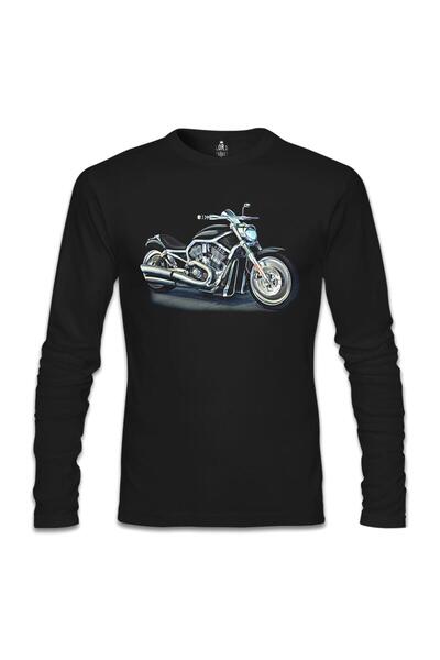 Lord T-Shirt Motosiklet Siyah Erkek Sweatshirt