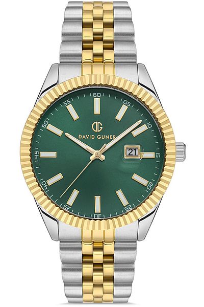 DAVID GUNER David Güner Men's Watch Dg-8626Ga-D10 43 mm Metal-Gold