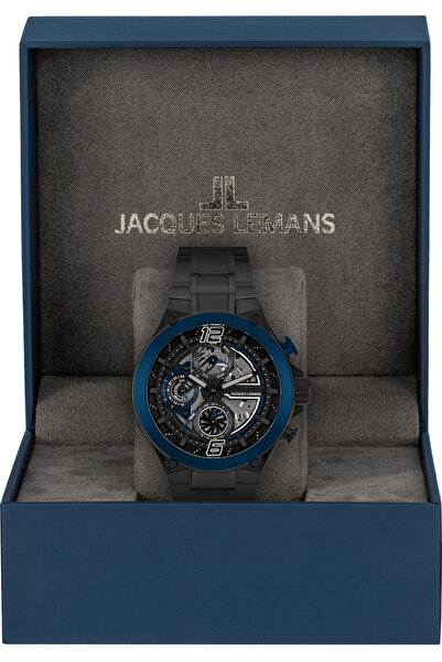 Jacques Lemans Mens Watch 1-2150g, Quartz, 43mm, 10atm