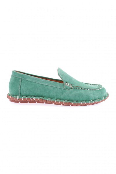 DGN 603-23y Women's Sewing Detailed Loafer Shoes