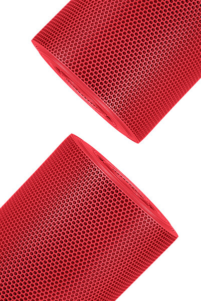 Genel Markalar Kaydırmaz Kırmızı Bal Petek Paspas En:120cm