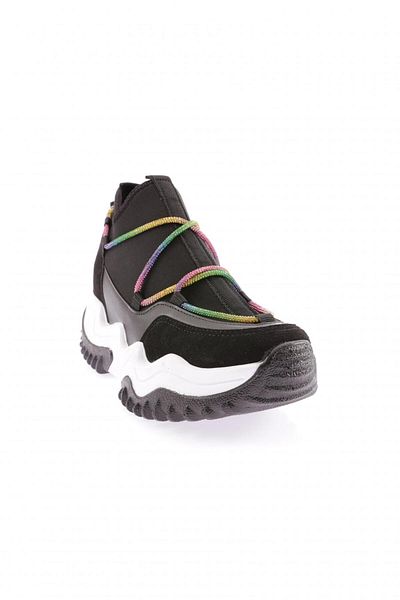 DGN Z94 23y Pantofi pantofi pantofi cu talpă groasă pentru femei, cu frânghie argintie